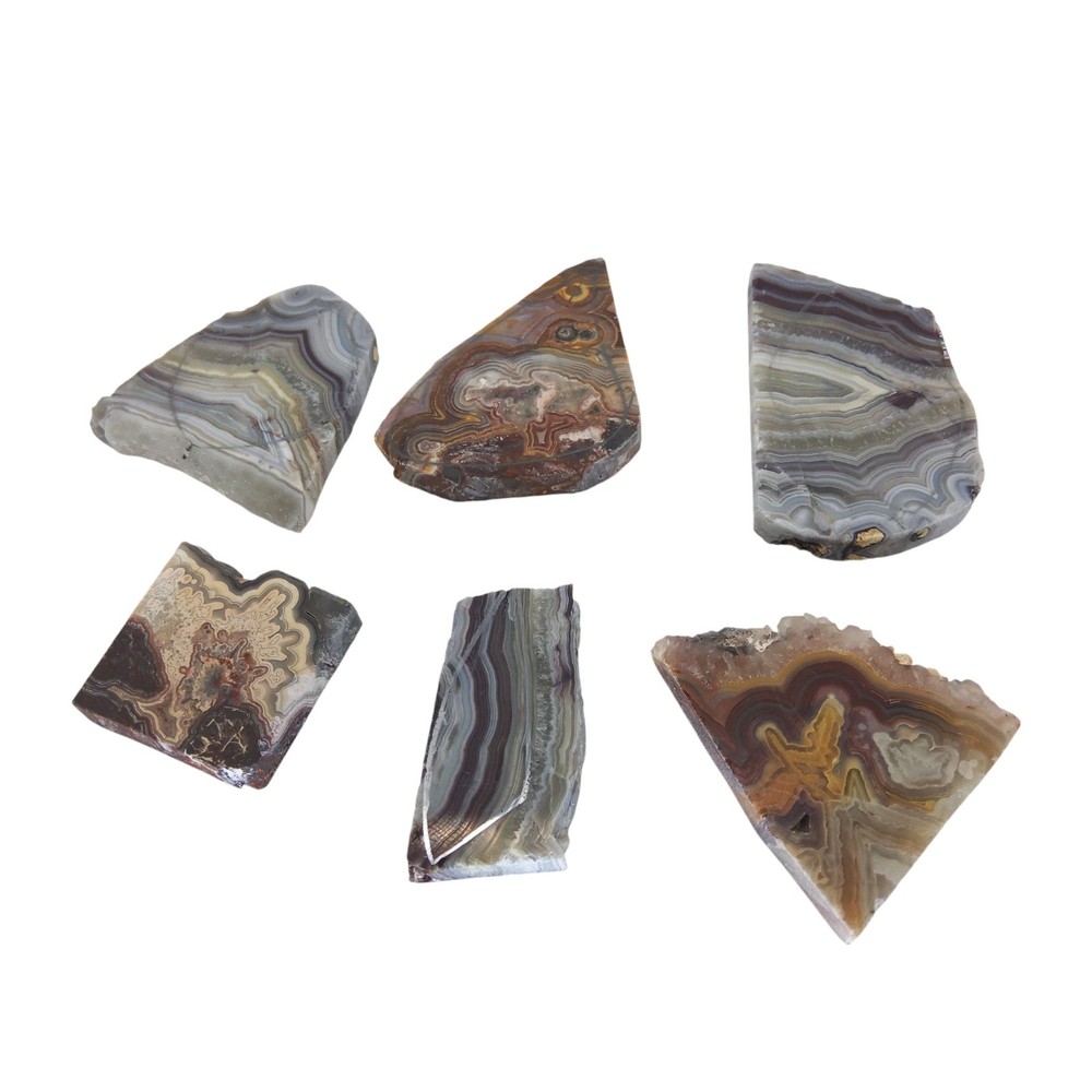 Agate, preforms, mini slab, lot, cabbing rough, lapidary, #R-6833