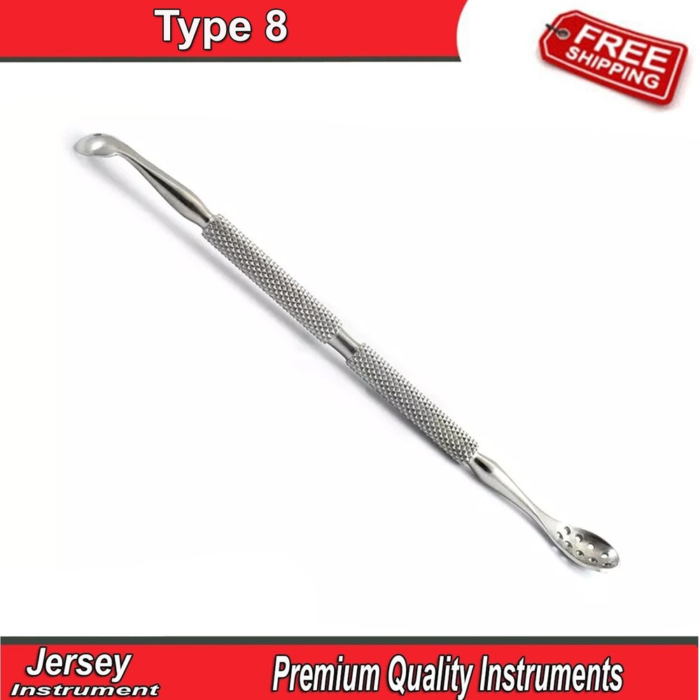 Comedone Extractor Spoon Acne Blemish Blackhead Remover Instruments CE