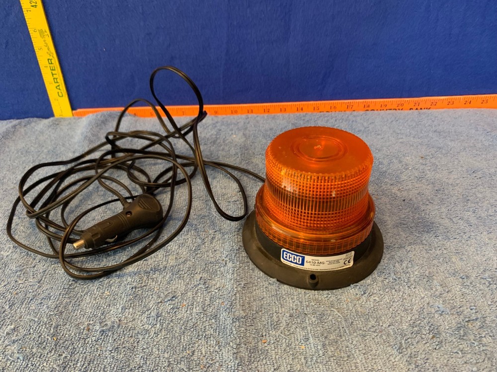 Ecco 6410-MG Strobe Beacon Amber VDC Light