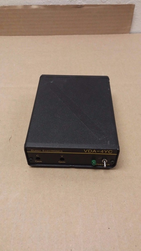 BURST ELECTRONICS VDA-4YC Video DA Four Output Video Distribution Amplifier