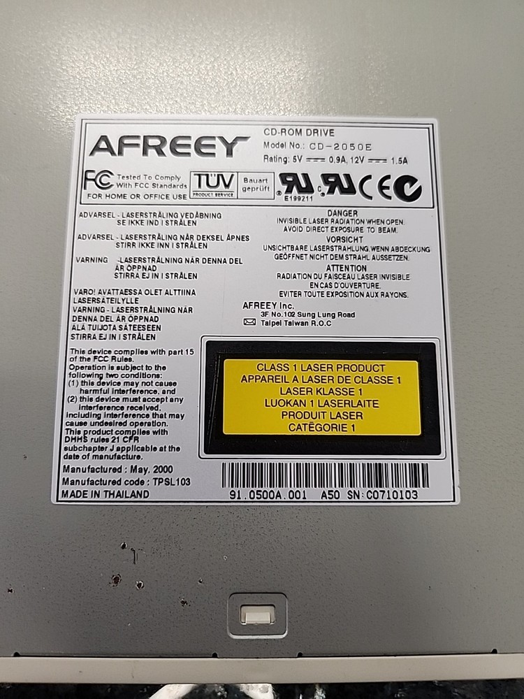 Afreey CD-ROM Drive CD-2050E