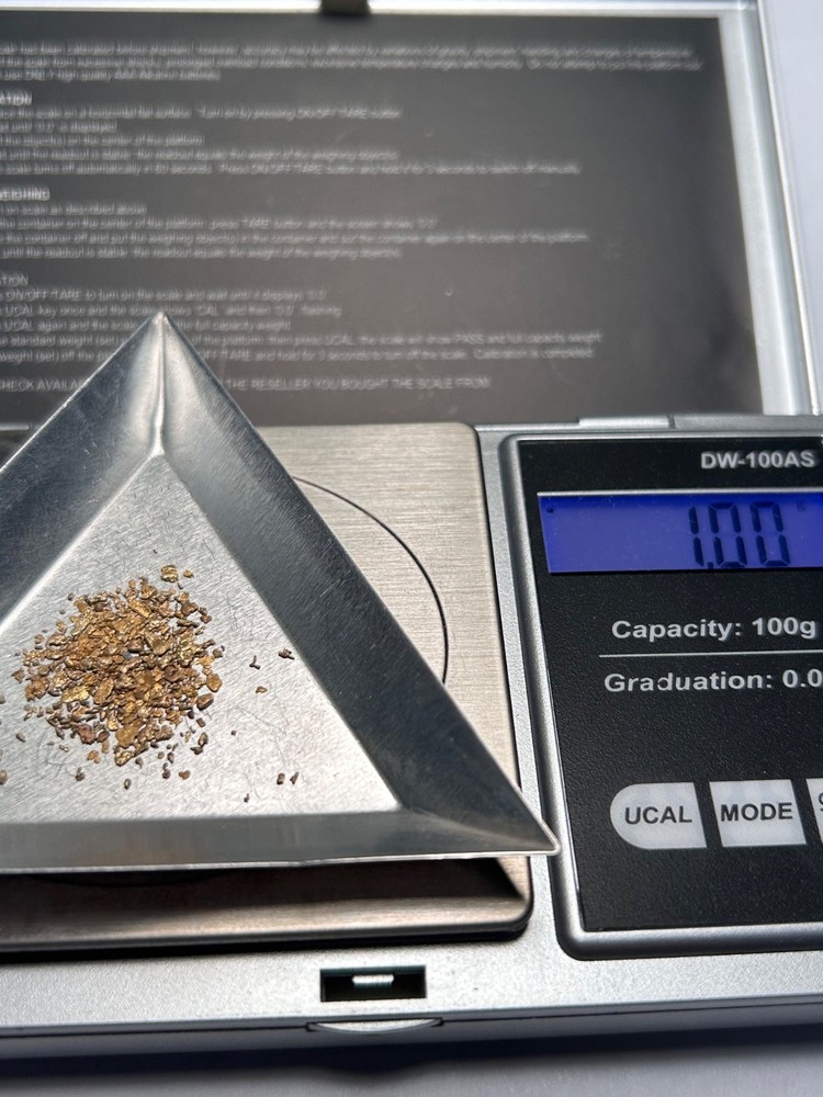 gold nuggets 1.00 gram