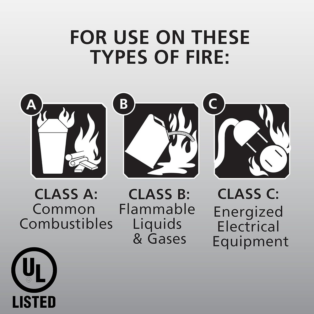 Multi-Purpose Pro 210 Fire Extinguisher - Quick Response for Home & Office Fires