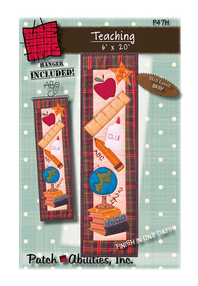 Patch Abilities Teaching Pattern with 6 Inch Hanger P47H