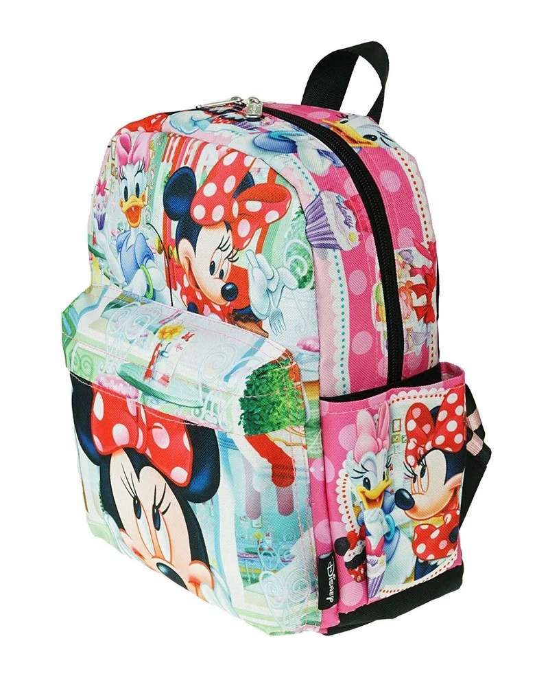 Minnie Mouse A21368 Deluxe Oversize Print 12" Backpack