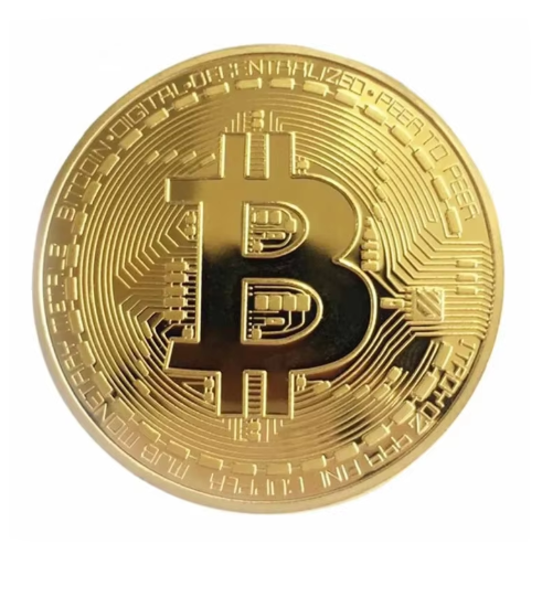 1x Gold Bitcoin Commemorative Coins