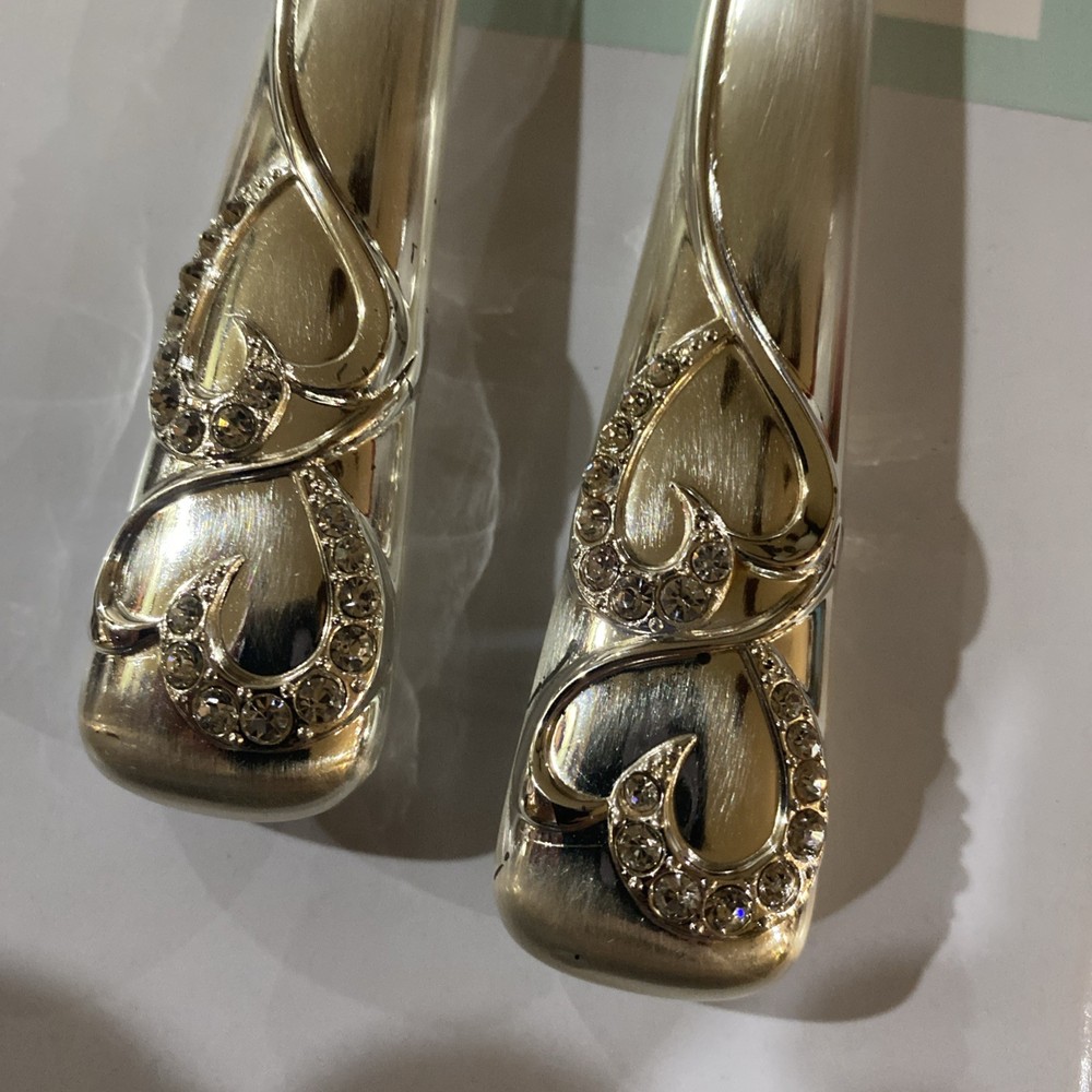 Sparkling Love Cake Server Set with Rhinestones