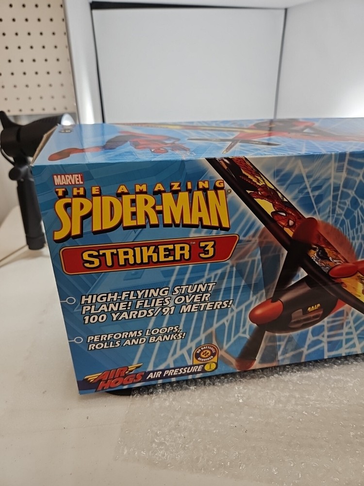 The Amazing Spiderman Striker 3 Spin Master 2005 Air Hogs