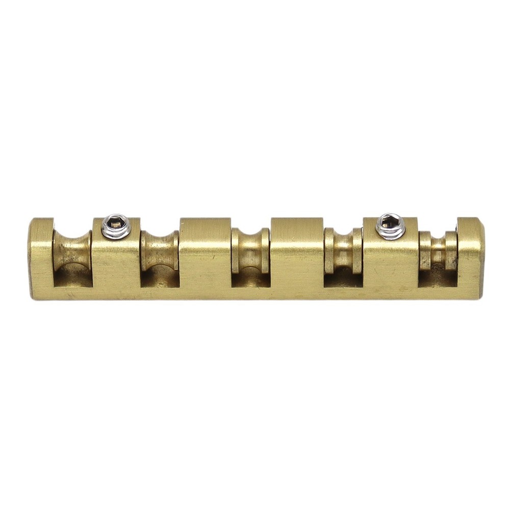 5 String Bass Nut 45mm Split Regulation Adjustable Height Brass Roller Nut