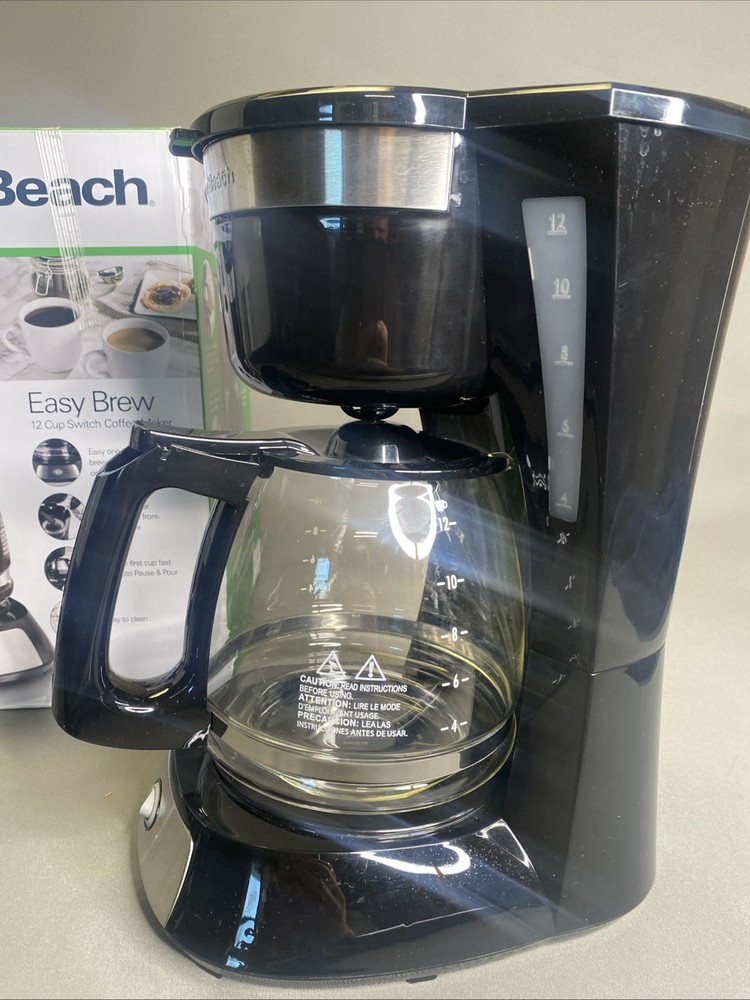 Hamilton Beach 12 Cup Programmable Coffee Maker - Black - 46290