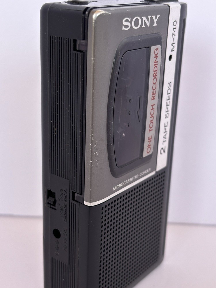 Sony M-740 Handheld Micro Cassette Voice Recorder