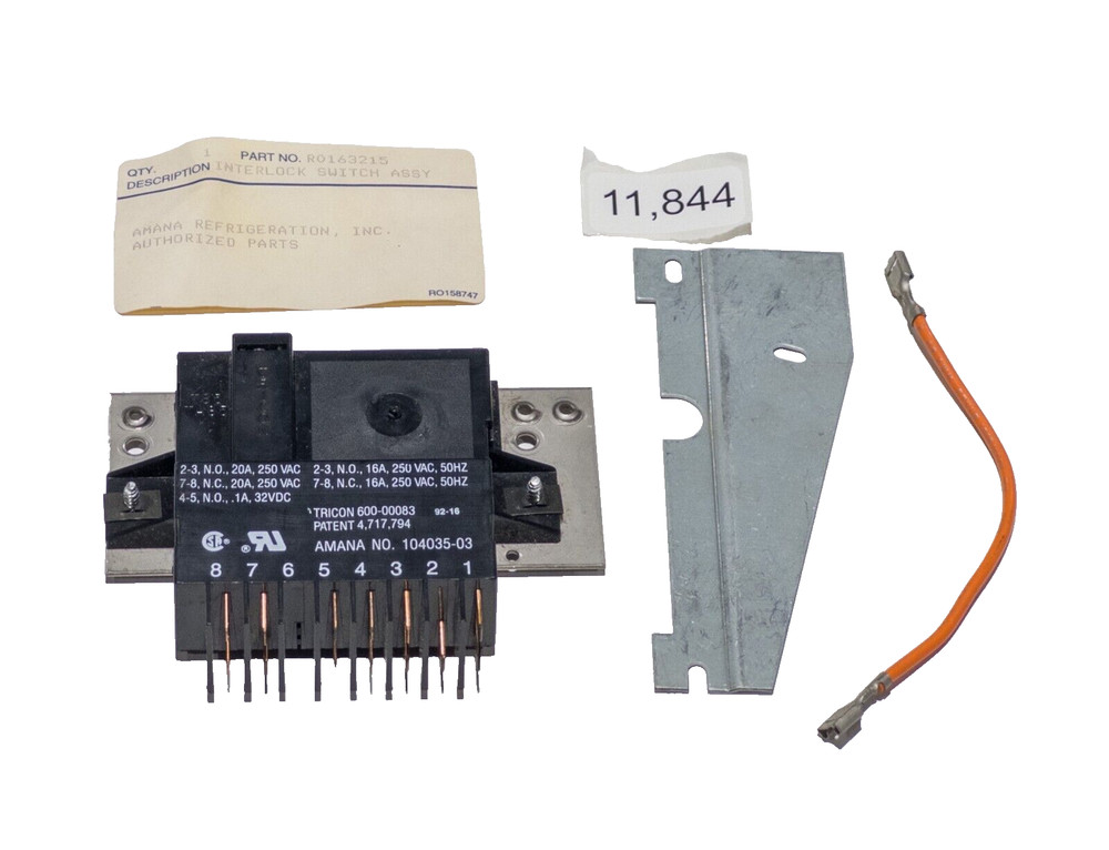 Amana R0163215 Microwave Interlock Switch Assembly