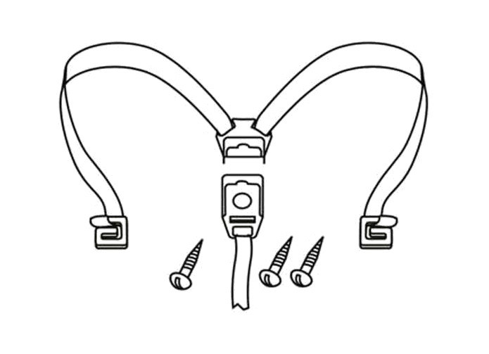 SHAD REPLACEMENT PLASTIC ZIP WITH INNER STRAPS, CASE OR BAG