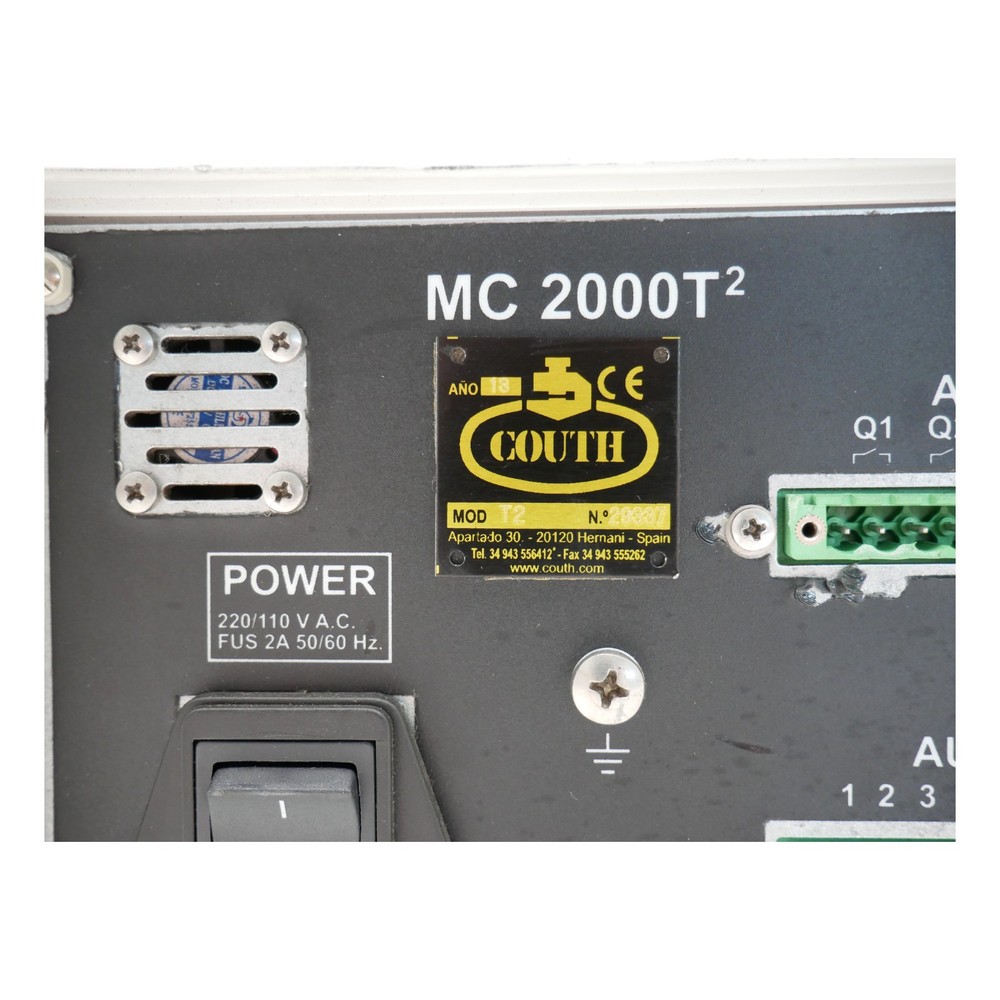 Couth MC 2000T² Marking System MOD: T2 220/110VAC -used-