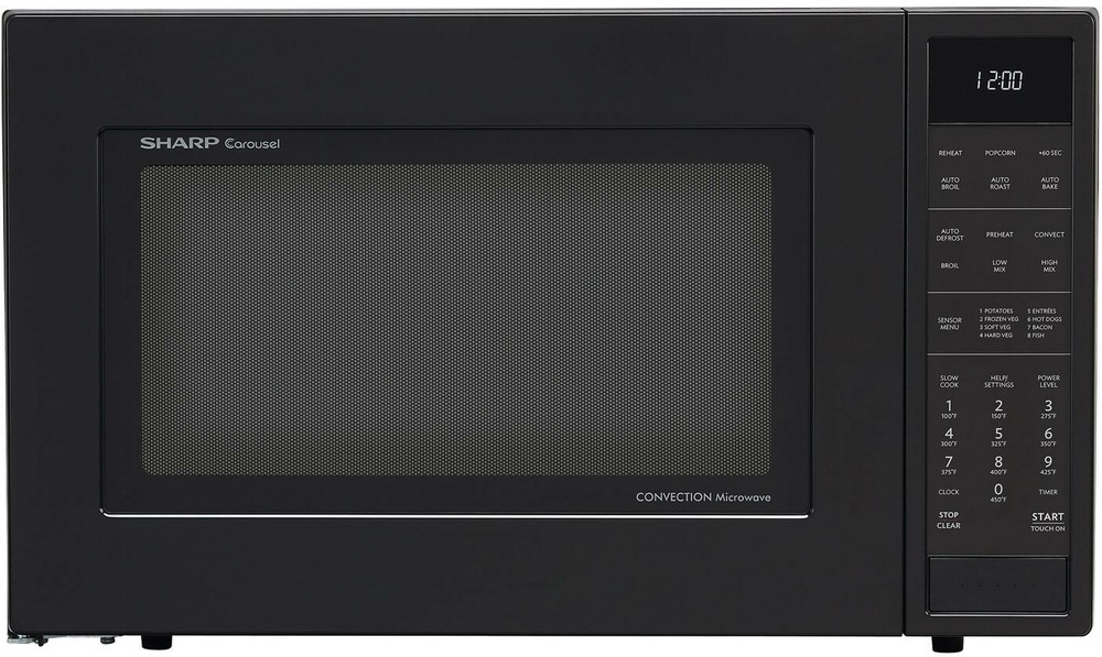 Sharp SMC1585BB 1.5 Cu. Ft. Countertop Microwave - Black