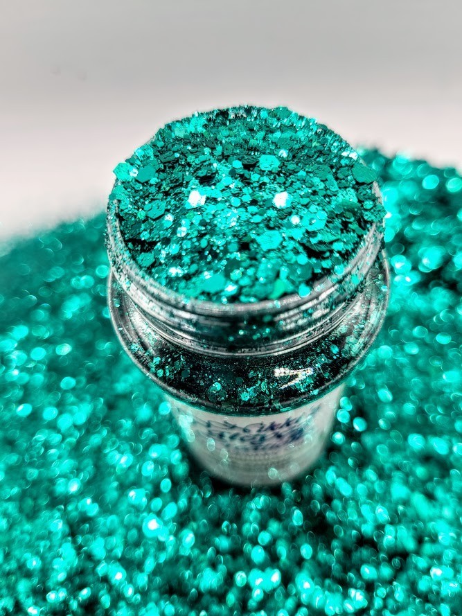 Metallic Chunky Green Glitter - Cha-Ching 3 oz.