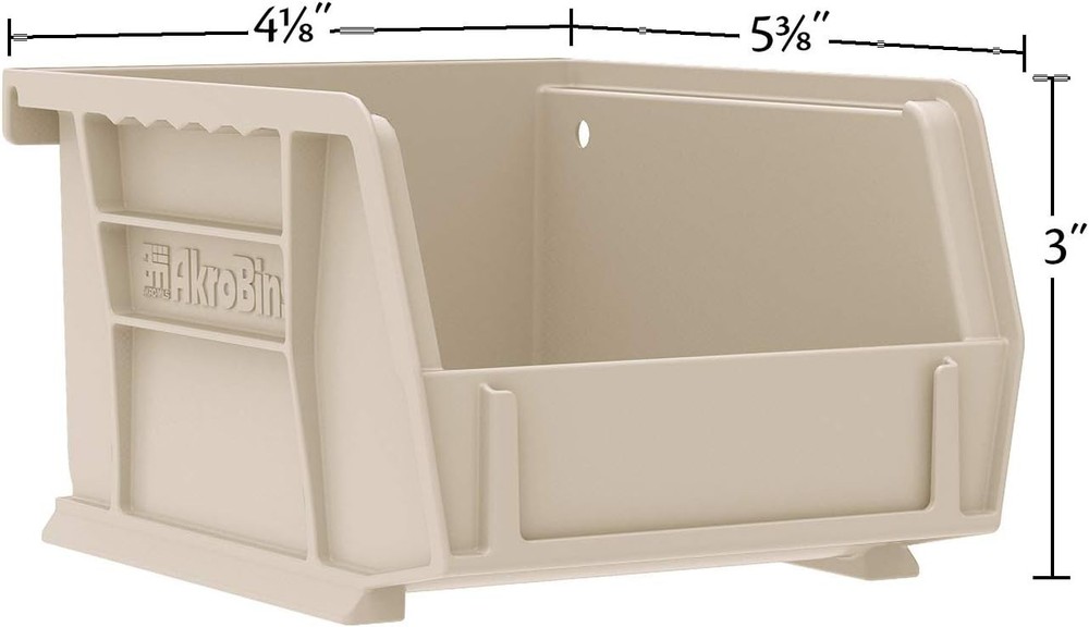 Durable Red Plastic Storage Bins - 6-Pack, 10 lb Capacity, Versatile Use