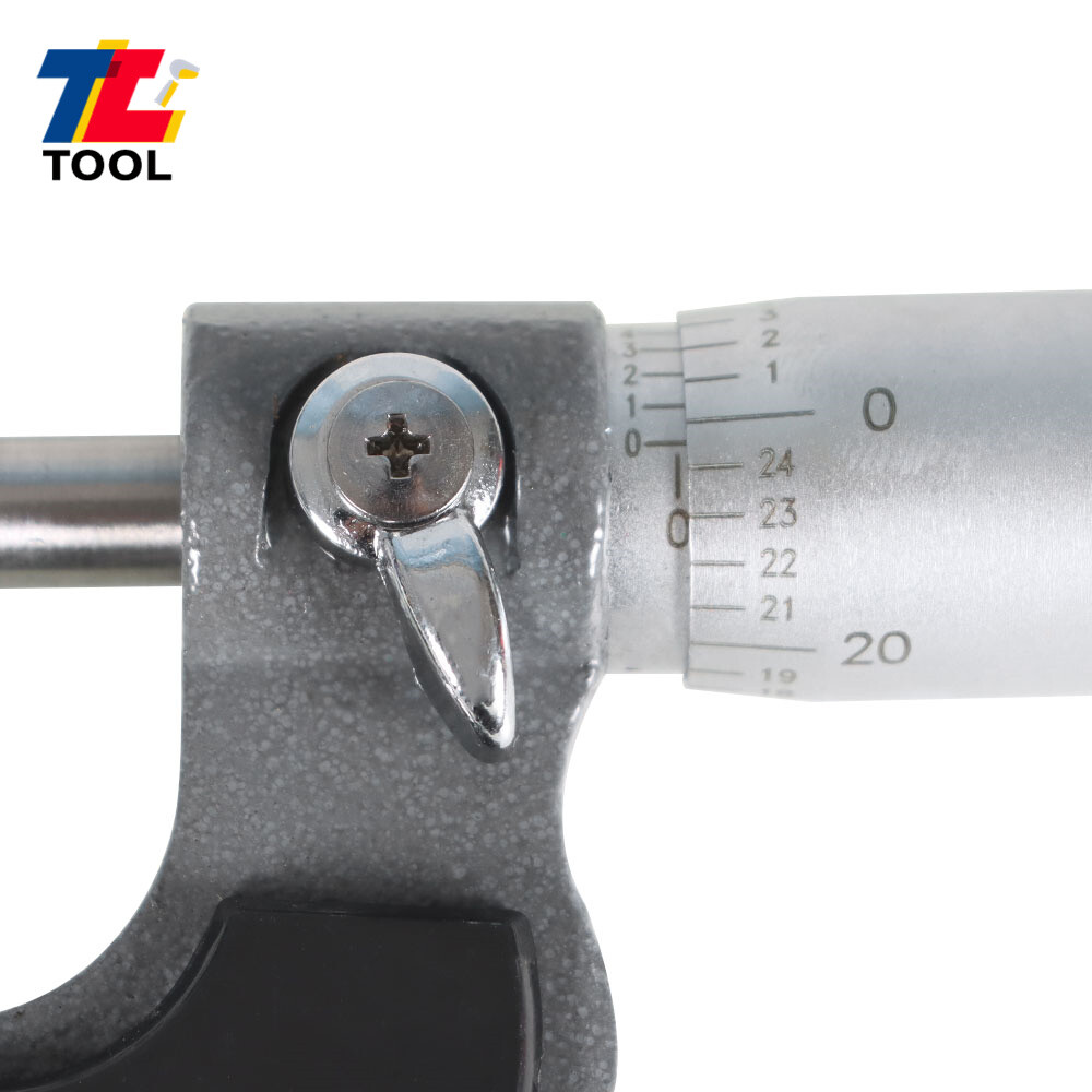 0-1" Outside Micrometer Precision Carbide Tips Machinist Tool 0.0001" Accuracy