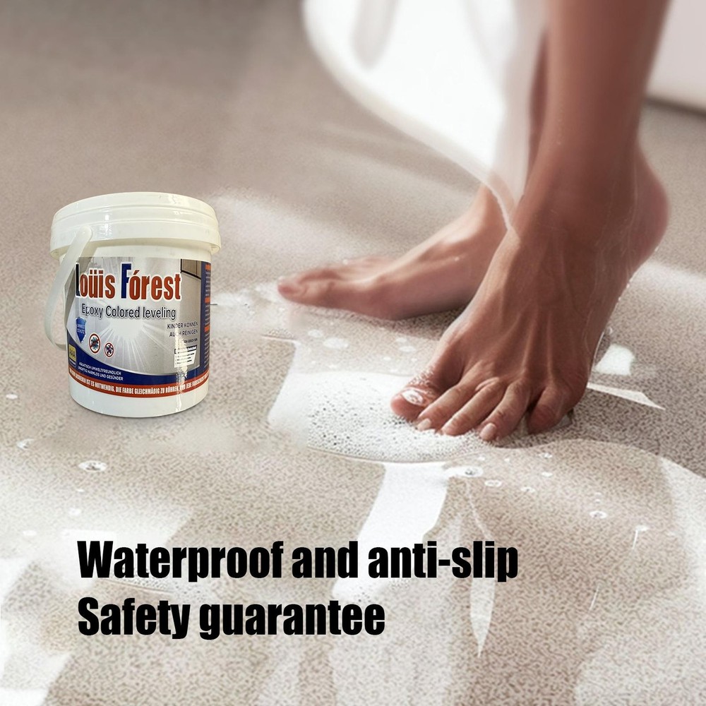 High-Gloss Marble Effect Epoxy Floor Coating, Epoxy Floor Paint ~