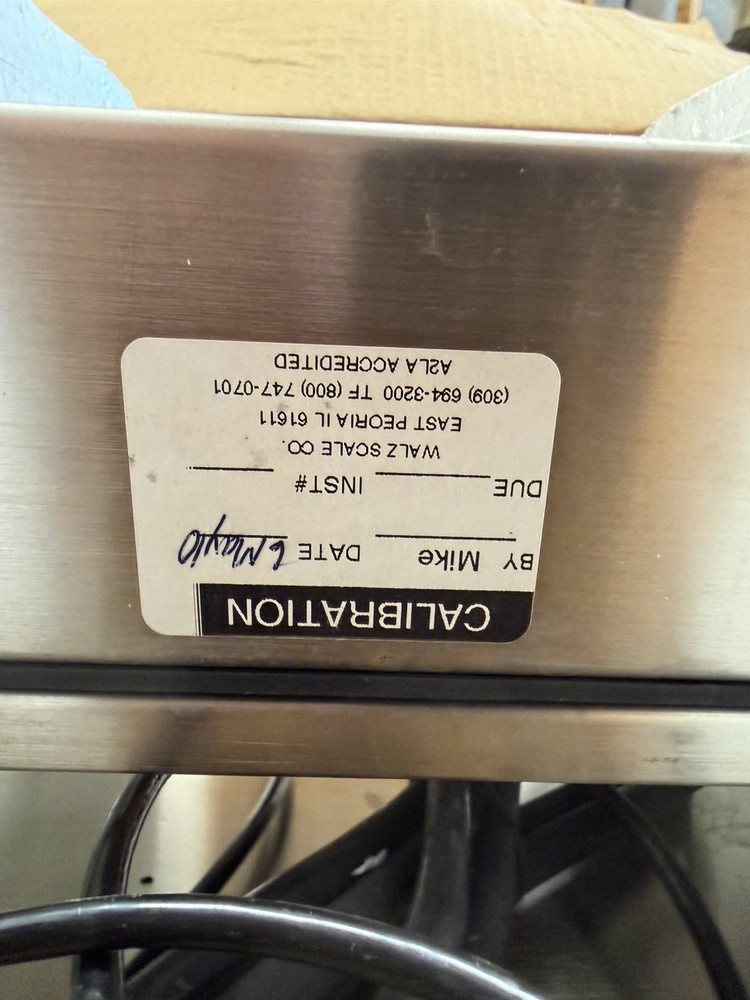 Doran 7400 Tabletop Scale Stainless Steel Backlit Display Zero Function DXL8100