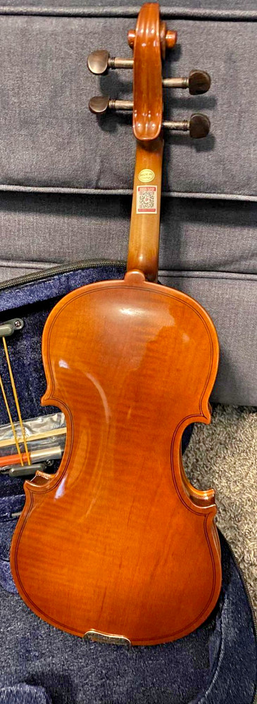 Pyle 1/4 Size Beginner Violin Starter Kit w/ Travel Case & Bow Extra Strings