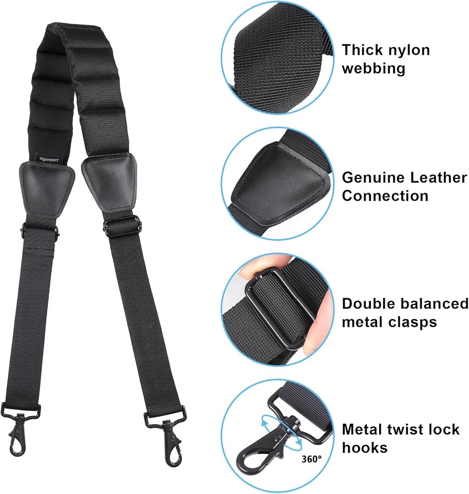 Shoulder Strap, 59” Luggage Shoulder Strap, Universal Bag Strap Replacement for