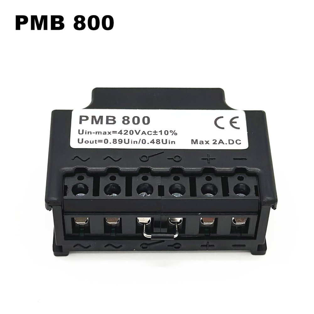 PMB 800 420VAC±10% 2A 0.89/0.48Uin Switching voltage rectifier module