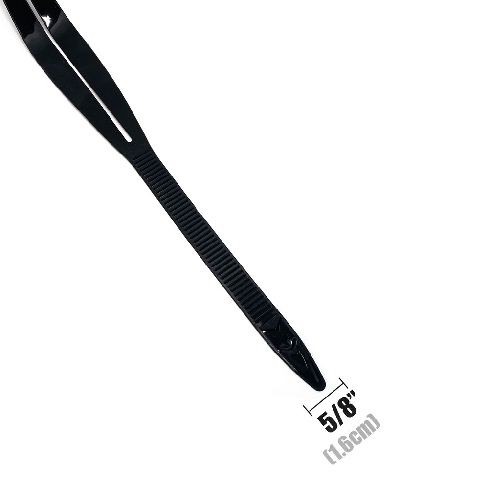 Scuba Dive Snorkeling Mask Silicone Strap Replacement - Black 5/8" Width Thin