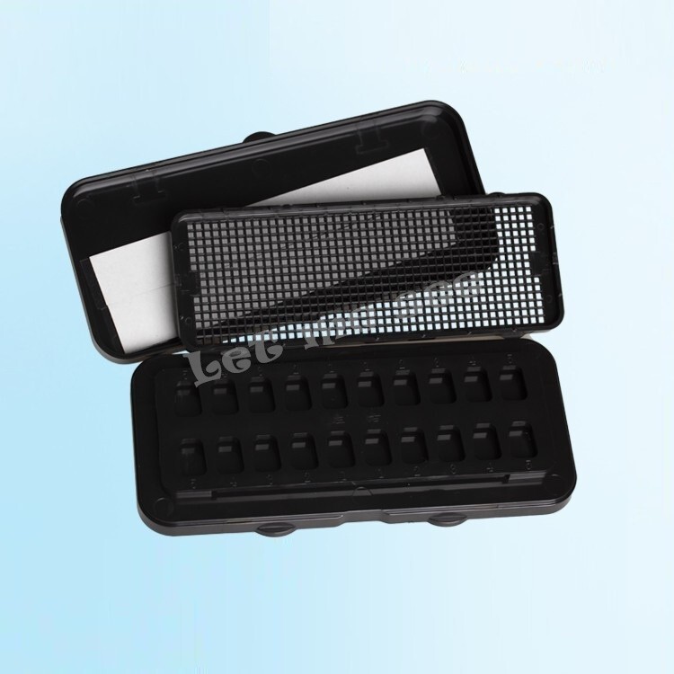 Dental Ceramic Veneer Storage Box Veneer Pretreatment Patch Case Rectangular