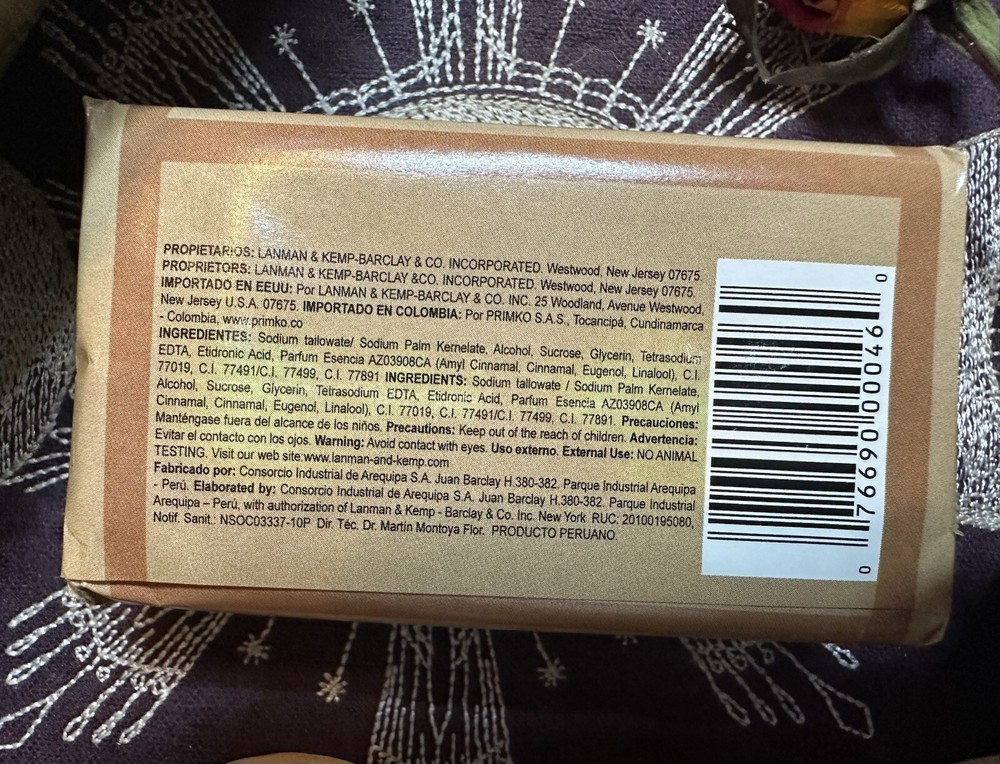 Florida Water Cinnamon Soap, Pagan, Witchcraft, Occult, Altar Tools