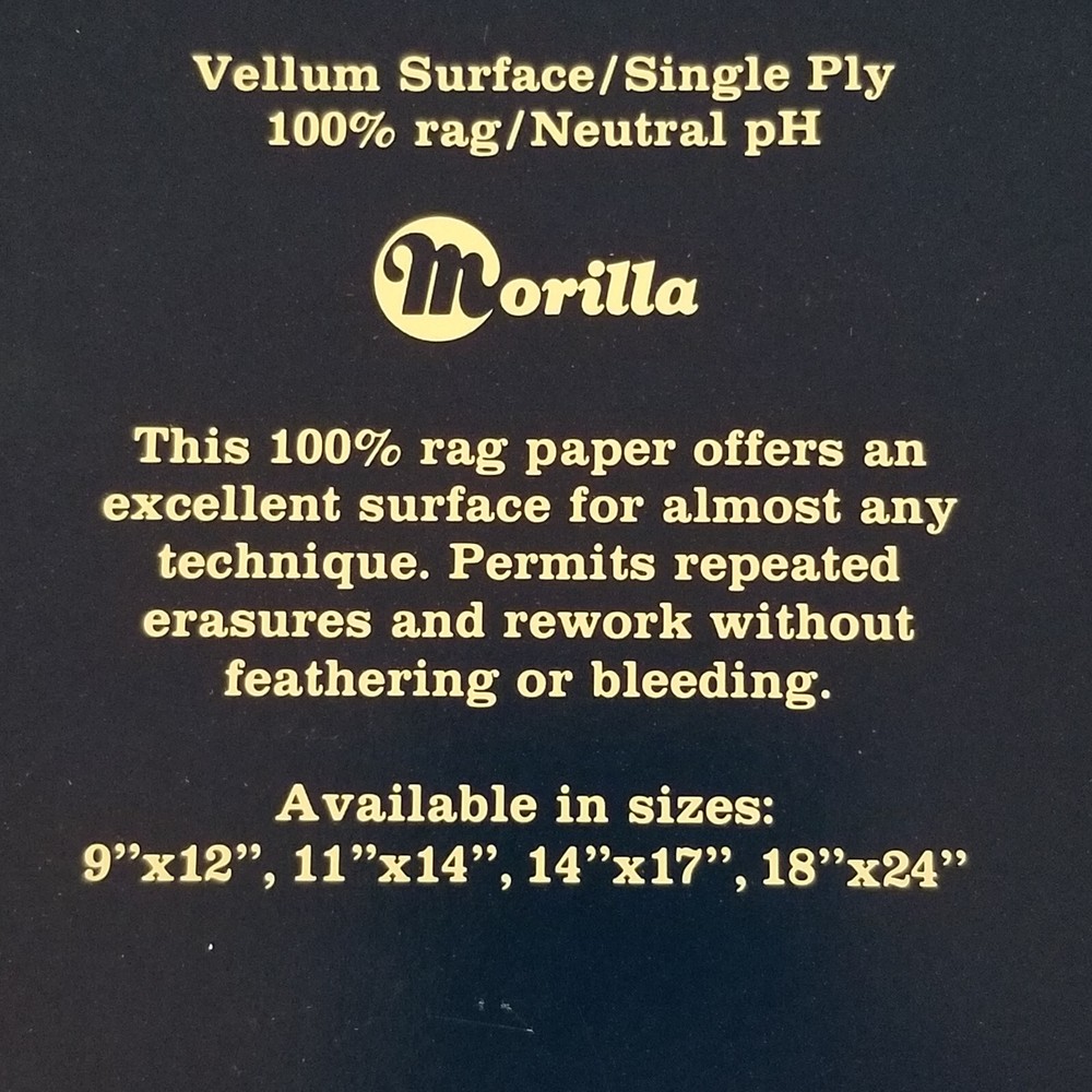 Morilla Drawing Bristol Pad - 9" x 12" - 30 Sheets - New