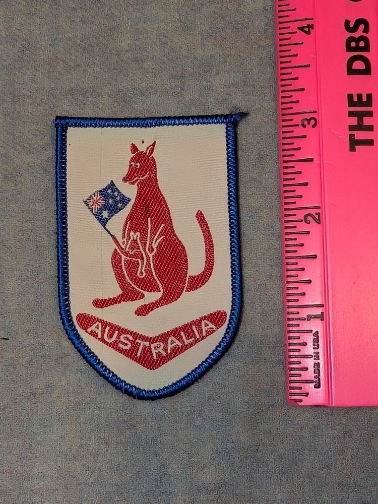 Vintage Australia Patch - Red, White and Blue - Unused