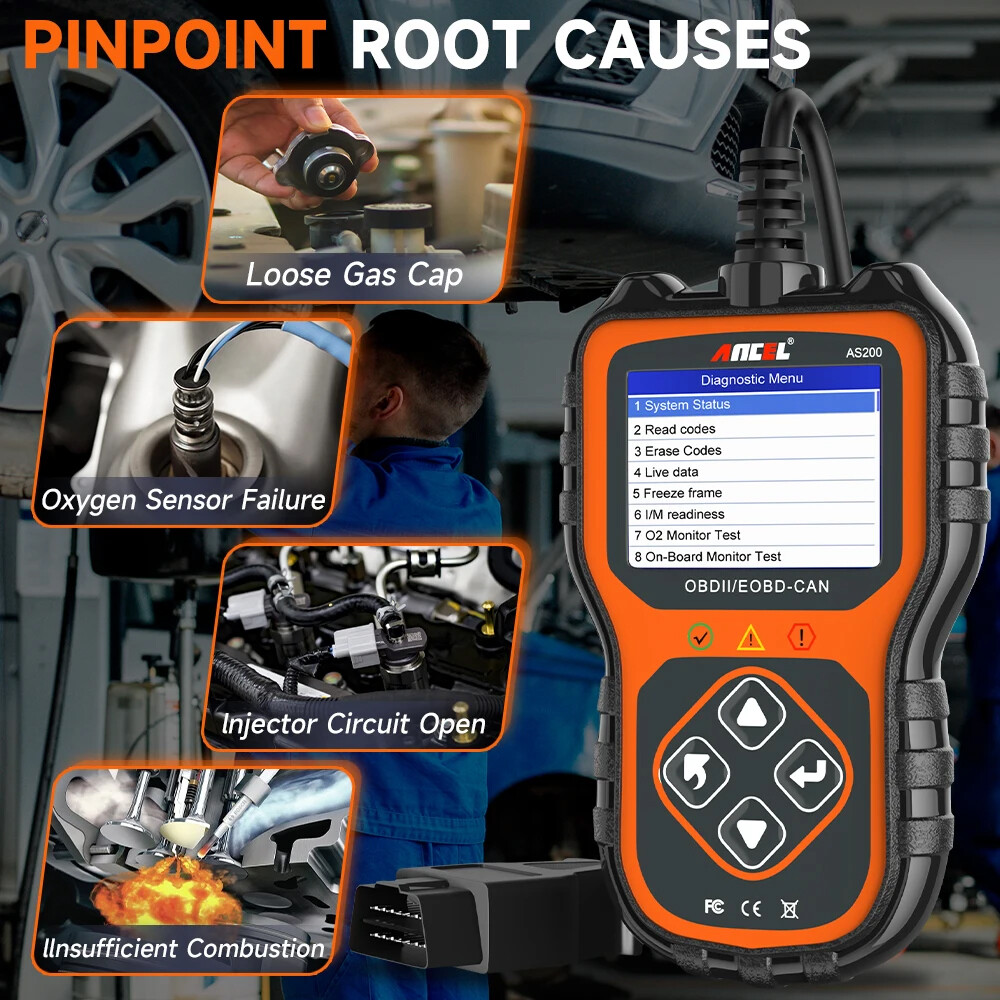 OBD2 Fault Code Reader Universal Car Diagnostic Tool Check Engine ODB 2 Scanner