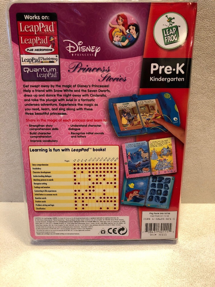 LeapStart Prereading: Disney Princess Stories