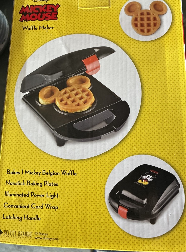 Disney DCM92 Mickey Mini Waffle Maker Black