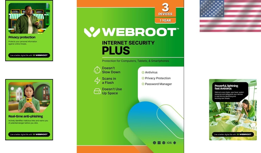 Internet Security Plus 2026: Comprehensive Antivirus & Password Manager for 3...