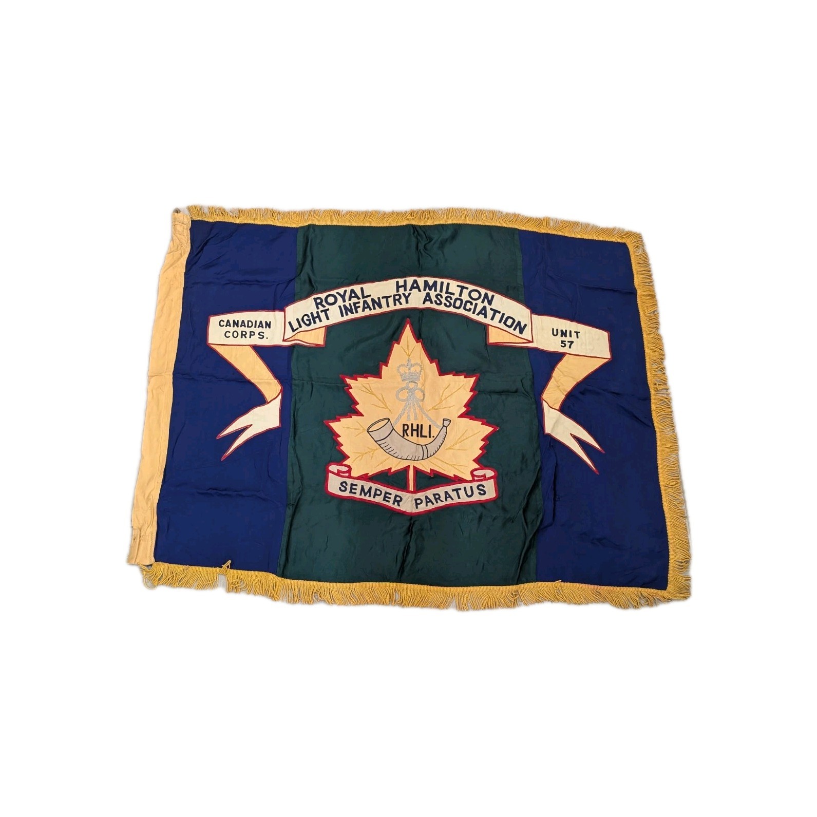 RHLI Royal Hamilton Light Infantry Association Silk 3x4ft Banner / Flag
