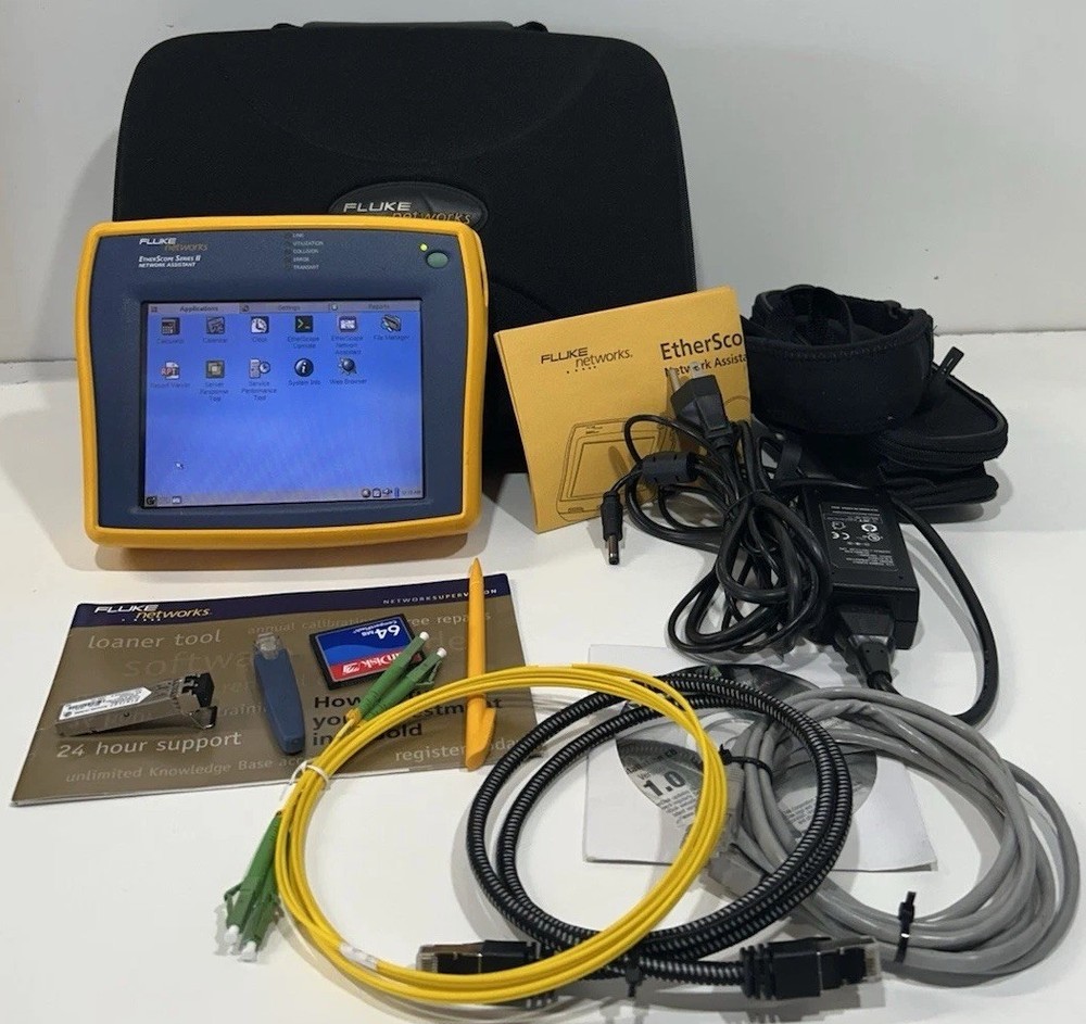Fluke EtherScope Series II , Network Assistant ES2-PRO-I W/4 Options LAN,WAN EX.