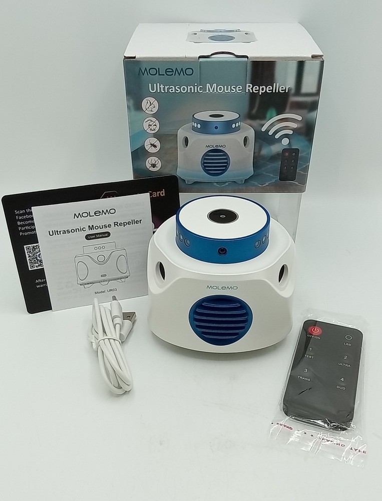 Ultrasonic Pest Repeller Indoor Use By Molemo