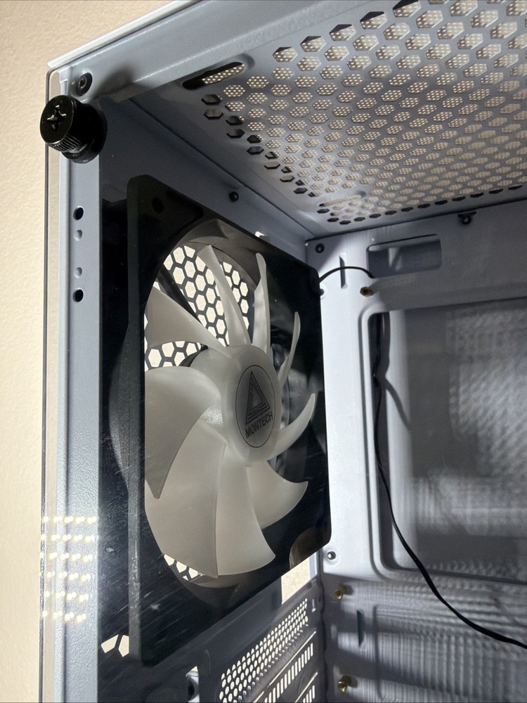 MONTECH X1 TEMPERED GLASS ATX MID TOWER COMPUTER CASE WHITE