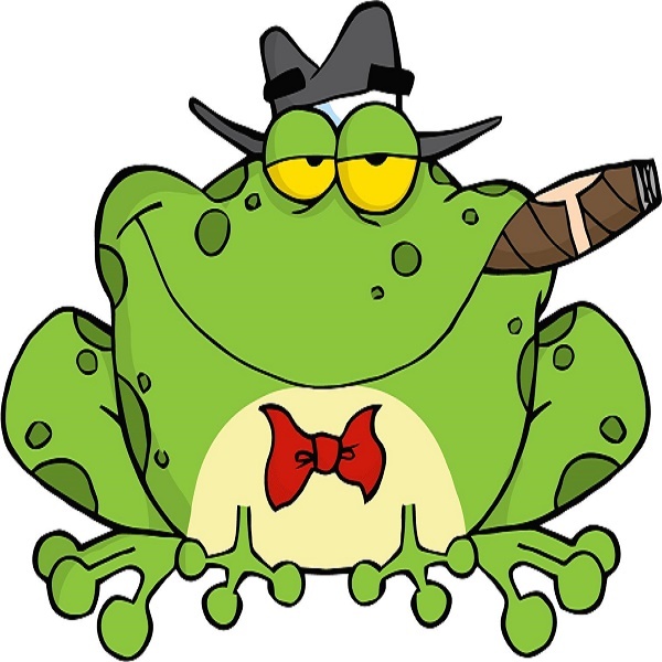 30 Custom Boss Frog Personalized Address Labels