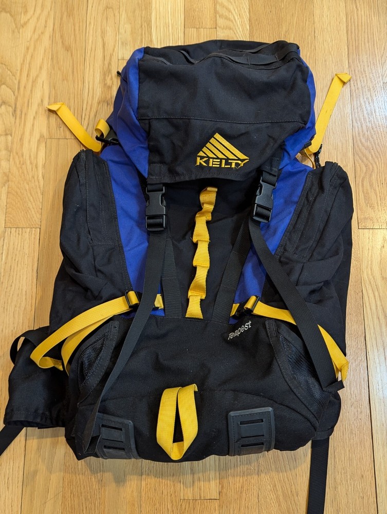 Kelty Tempest 2900 Internal Frame Backpack Pack Blue Yellow