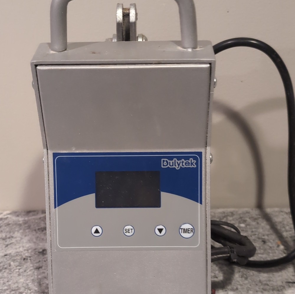Dulytek Clamshell Manual Heat Transfer Press with Digital Display & Timer
