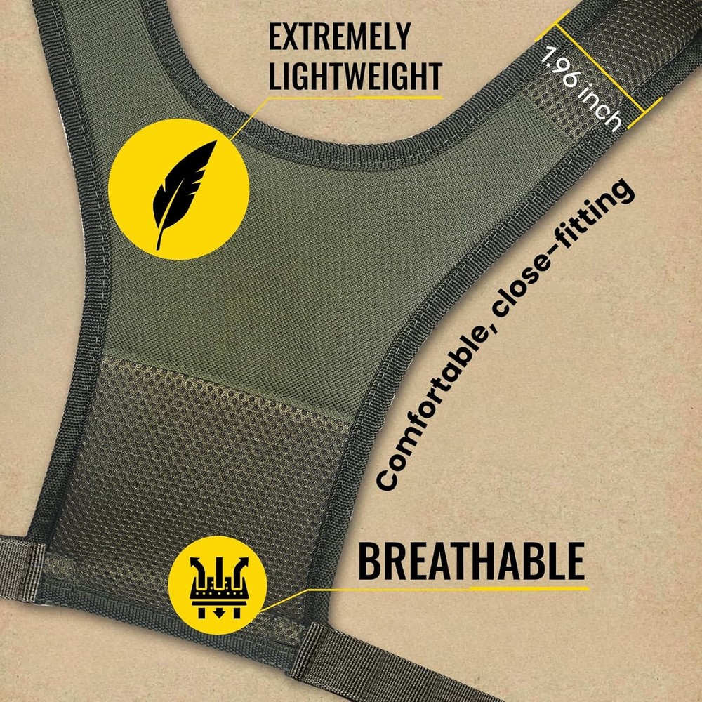 Binocuar Harness Chest Pack, Bino with Rangefiner Pouch, Case...