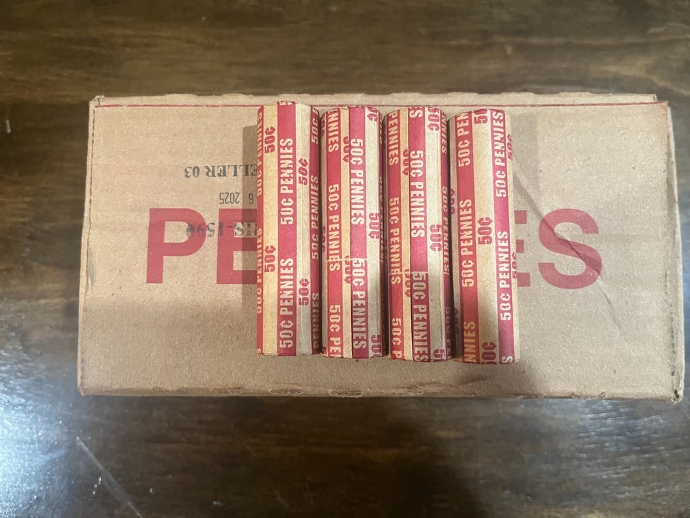 Penny rolls US Circulated "4 Rolls"