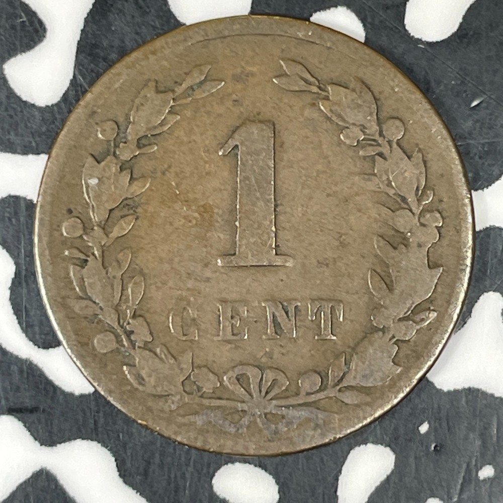 1878 Netherlands 1 Cent Lot#C7797