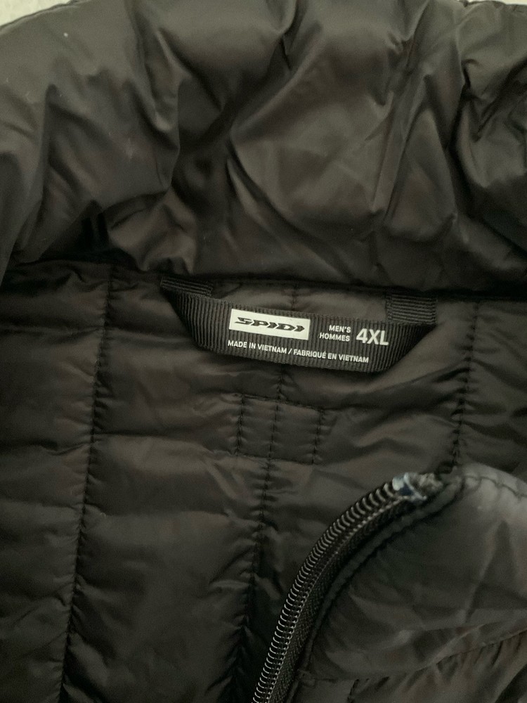 Spidi Thermo Liner Windproof Base Layer Jacket Extreme Black 4XL