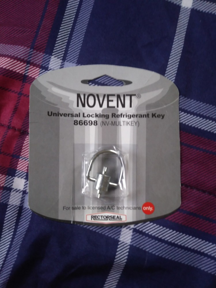 NOVENT RECTORSEAL UNIVERSAL LOCKING REFRIGERANT KEY 86698 MULTI KEY NEW