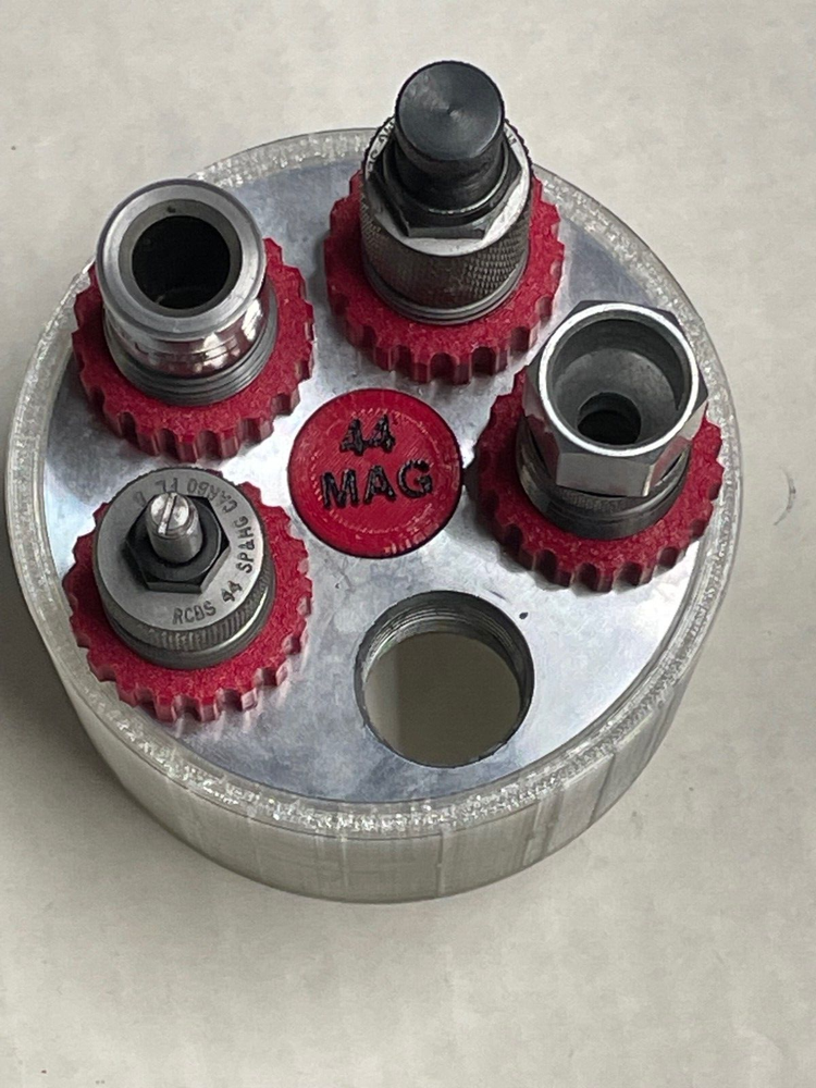 Lee Load Master Turret cradle, Turret Labels