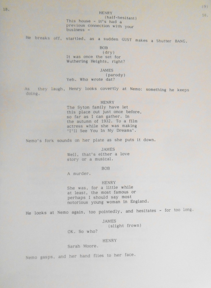 Dennis Potter : Midnight Movie - Original Screenplay - unpublished script
